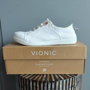 Vionic Pismo Canvas Sneakers - Cream